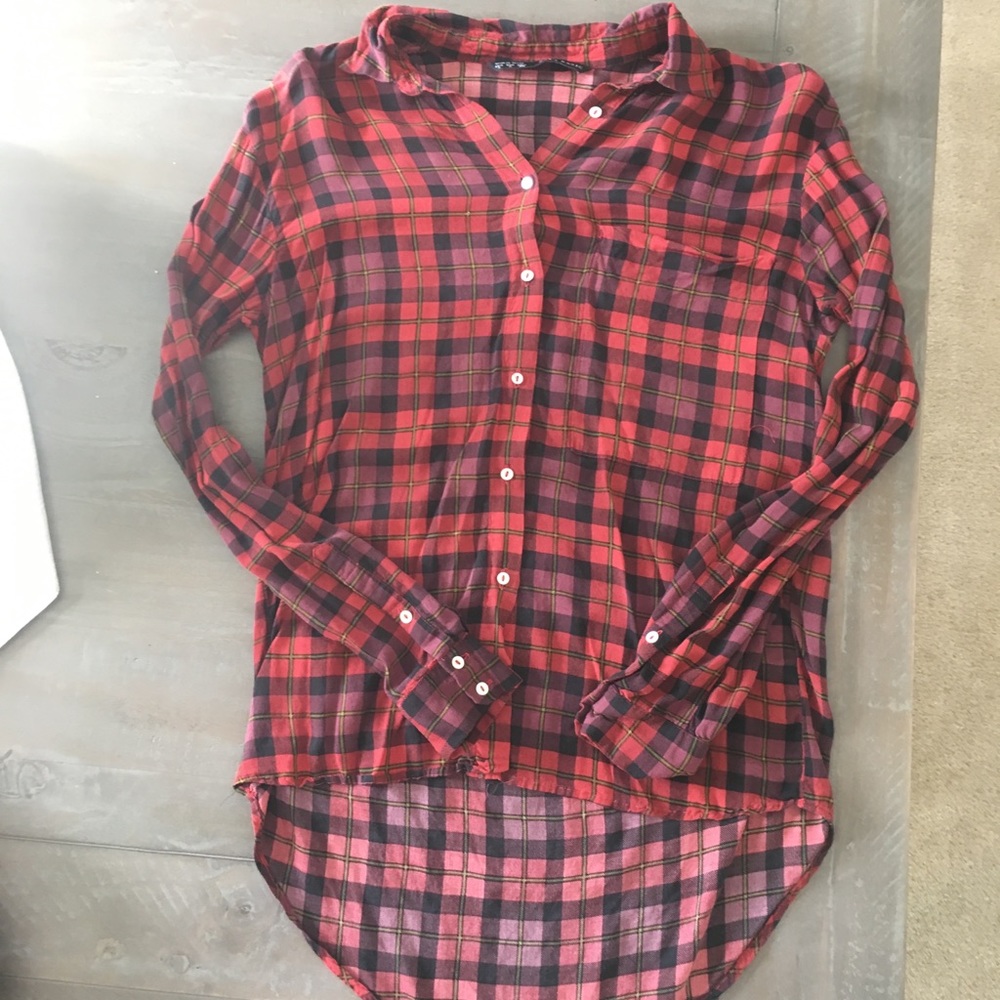 Zara button down blouse